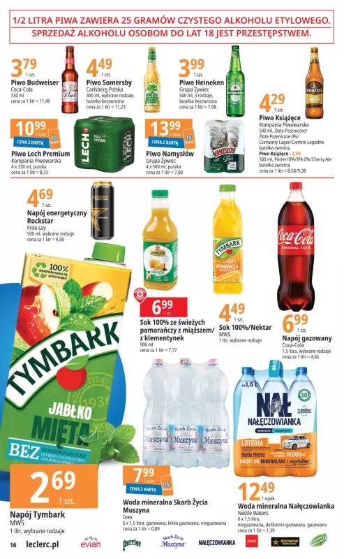 Leclerc - gazetka promocyjna Oferta E.Leclerc: Francja Elegancja od wtorku 26.09 do soboty 07.10 - strona 16