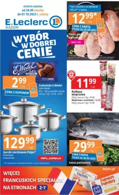 Gazetka promocyjna Leclerc - ważna od 26 wrzesień 2023 do 7 październik 2023
