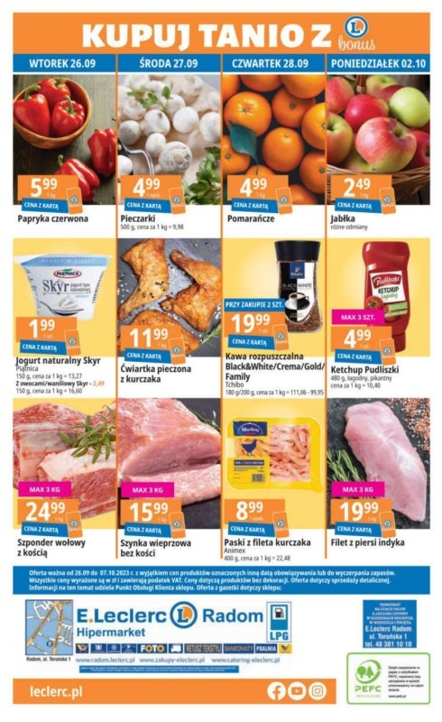 Leclerc - gazetka promocyjna Oferta Radom od 26.09 od wtorku 26.09 do soboty 07.10 - strona 24