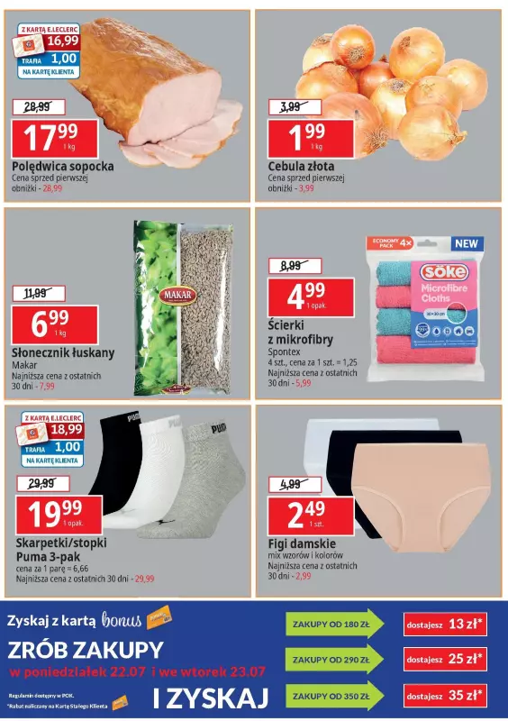 Leclerc - gazetka promocyjna Oferta Elbląg od poniedziałku 22.07 do soboty 27.07 - strona 2