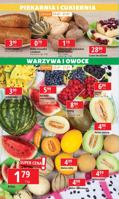 Leclerc - gazetka promocyjna Oferta E.Leclerc od wtorku 23.07 do soboty 03.08 - strona 2