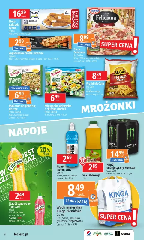 Leclerc - gazetka promocyjna Oferta E.Leclerc od poniedziałku 29.07 do poniedziałku 05.08 - strona 8