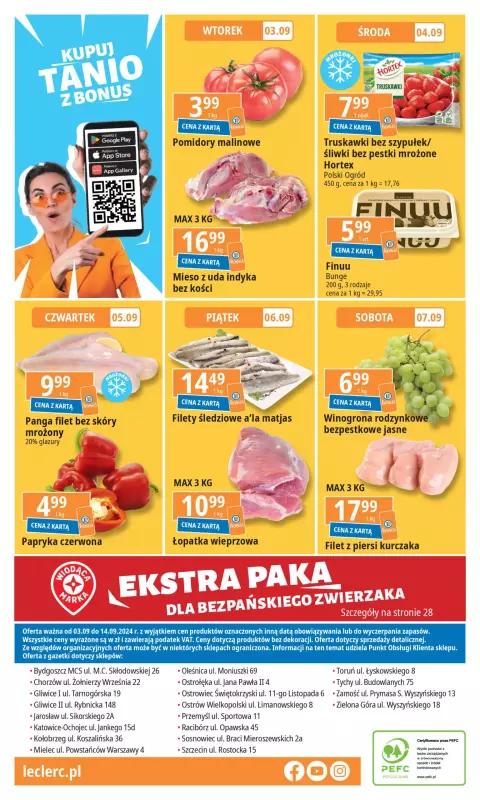 Leclerc - gazetka promocyjna Oferta E.Leclerc od wtorku 03.09 do soboty 14.09 - strona 24