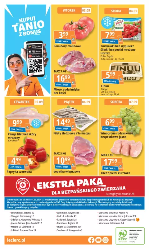 Leclerc - gazetka promocyjna Oferta E.Leclerc od wtorku 03.09 do soboty 14.09 - strona 32