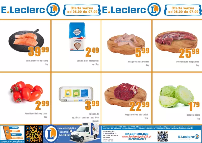 Leclerc - gazetka promocyjna Oferta Tychy od piątku 06.09 do soboty 07.09