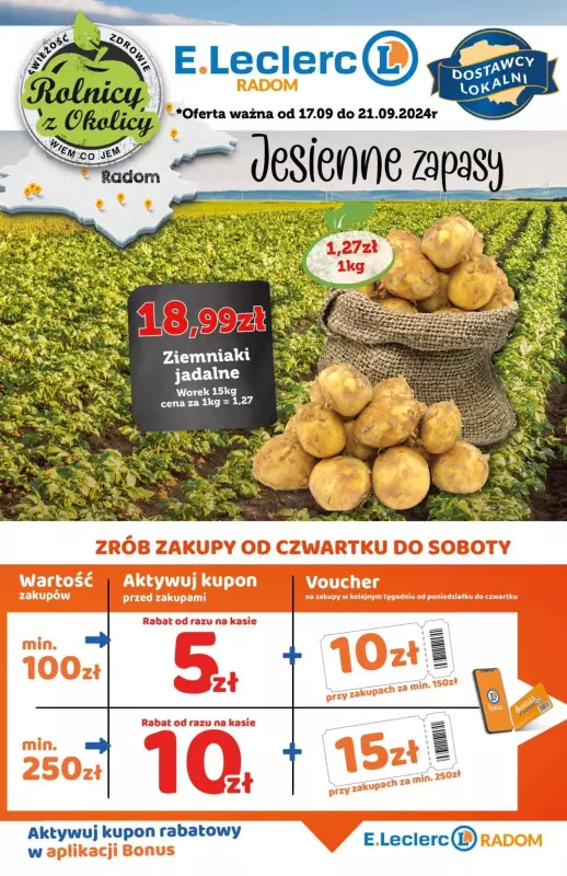 Leclerc - gazetka promocyjna Oferta Radom od wtorku 17.09 do soboty 21.09