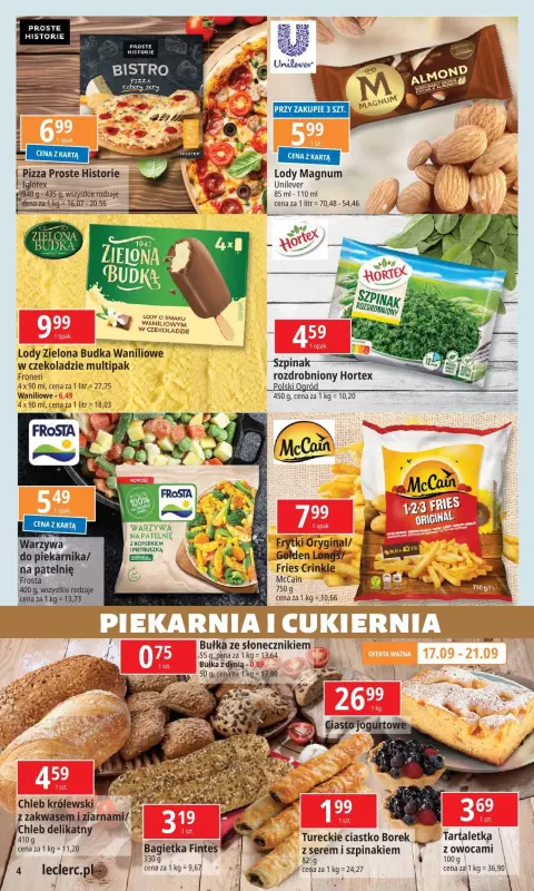 Leclerc - gazetka promocyjna Oferta E.Leclerc od wtorku 17.09 do soboty 28.09 - strona 4