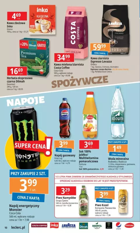 Leclerc - gazetka promocyjna Oferta E.Leclerc od poniedziałku 23.09 do poniedziałku 30.09 - strona 9