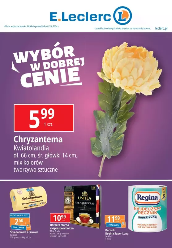 Leclerc - gazetka promocyjna Oferta E.Leclerc  