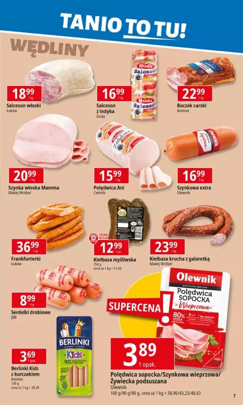 Leclerc - gazetka promocyjna Oferta E.Leclerc od poniedziałku 07.10 do poniedziałku 14.10 - strona 7