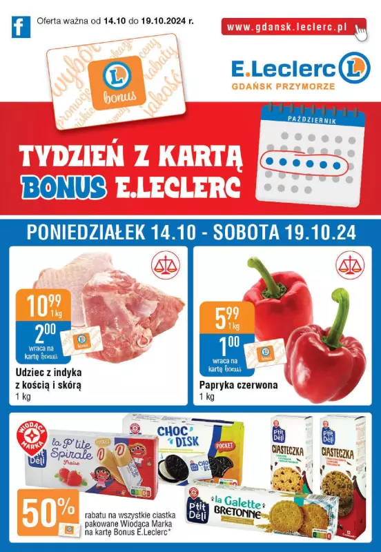 Leclerc - gazetka promocyjna Oferta Gdańsk od poniedziałku 14.10 do soboty 19.10