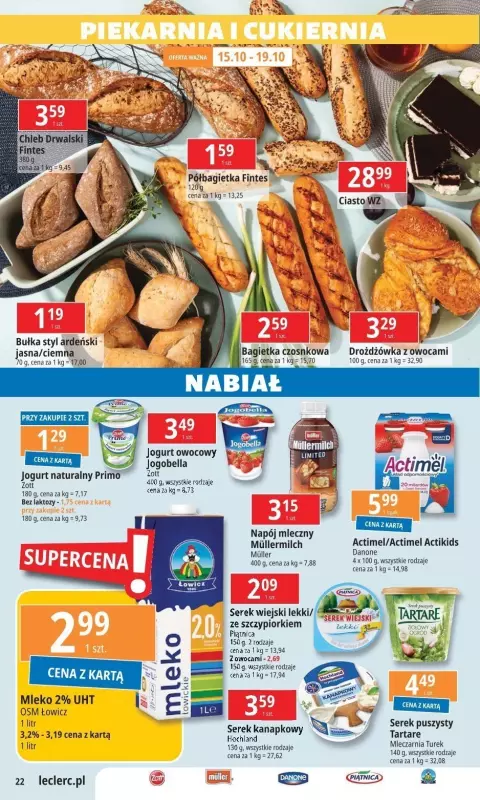 Leclerc - gazetka promocyjna Oferta Radom od wtorku 15.10 do soboty 26.10 - strona 22