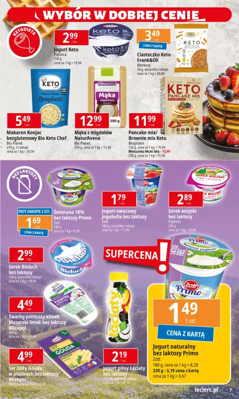 Leclerc - gazetka promocyjna Oferta E.Leclerc I Zdrowa żywność w dobrej cenie od wtorku 29.10 do soboty 16.11 - strona 7