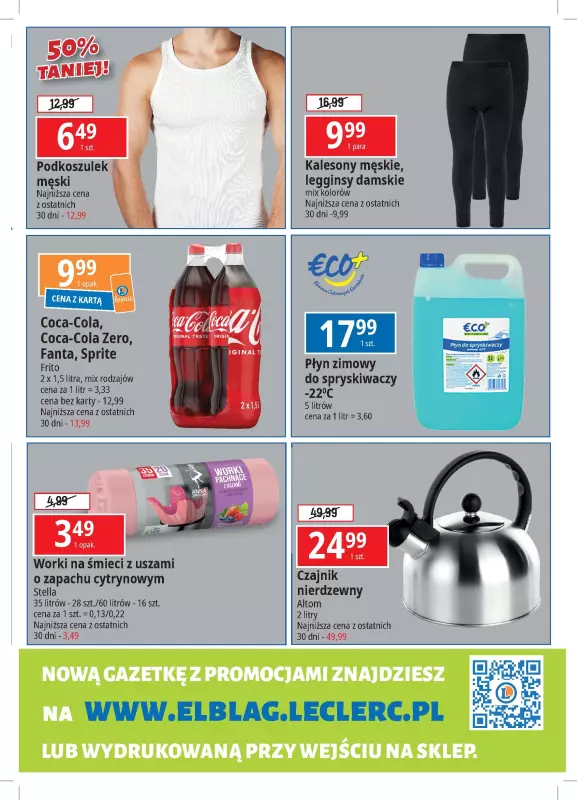 Leclerc - gazetka promocyjna Oferta Elbląg od poniedziałku 28.10 do soboty 23.11 - strona 3