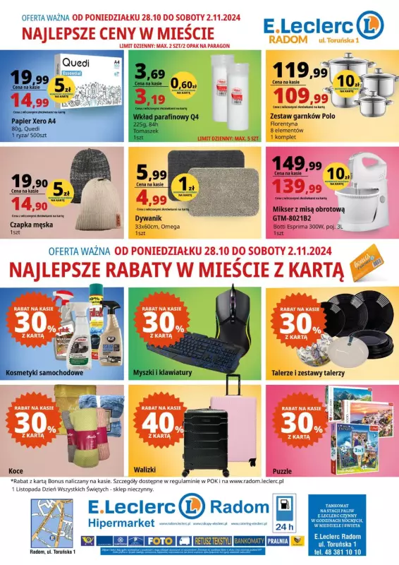 Leclerc - gazetka promocyjna Oferta Radom od poniedziałku 28.10 do soboty 02.11 - strona 4