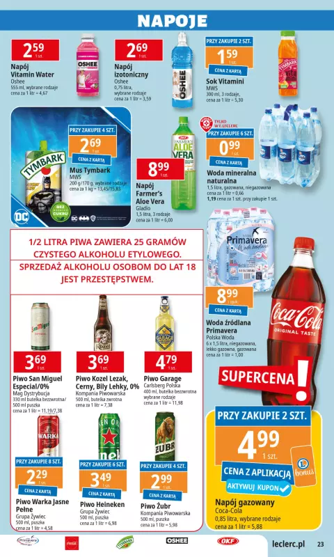 Leclerc - gazetka promocyjna Oferta E.Leclerc od wtorku 05.11 do soboty 16.11 - strona 23