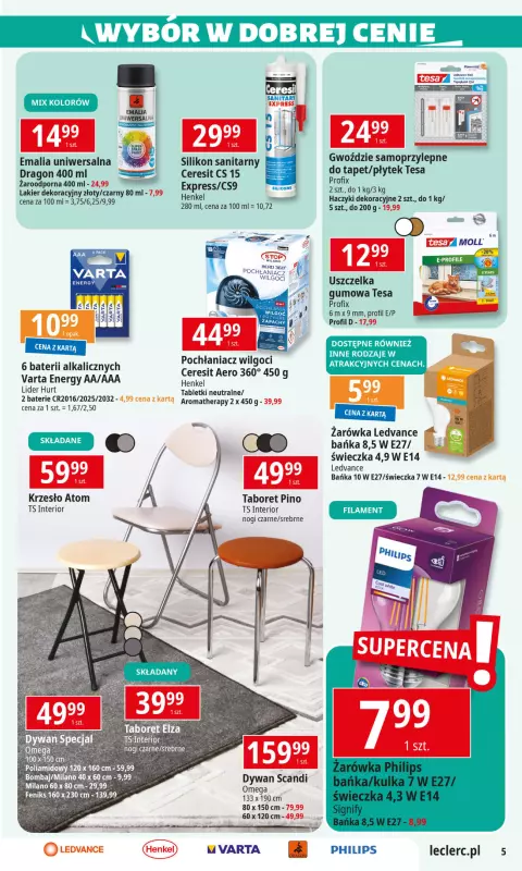 Leclerc - gazetka promocyjna Oferta E.Leclerc od wtorku 05.11 do soboty 16.11 - strona 5