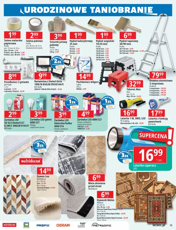 Leclerc - gazetka promocyjna Oferta Wrocław od poniedziałku 04.11 do soboty 16.11 - strona 13