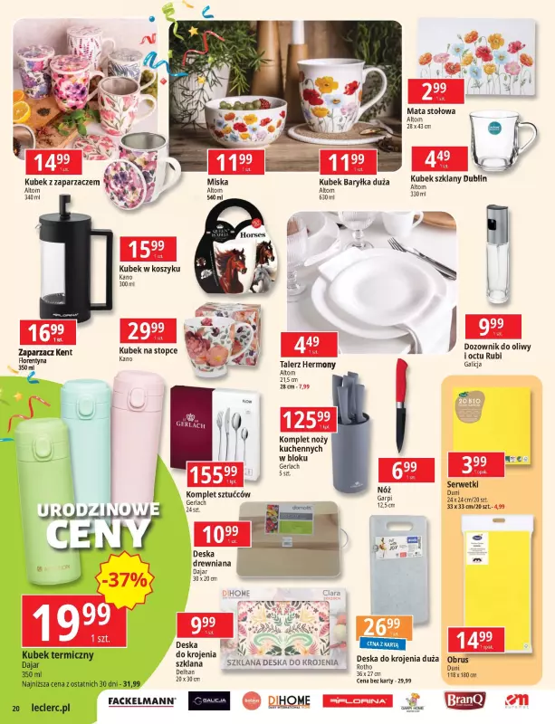 Leclerc - gazetka promocyjna Oferta Ursynów od poniedziałku 04.11 do soboty 16.11 - strona 20