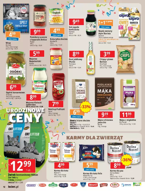 Leclerc - gazetka promocyjna Oferta Ursynów od poniedziałku 04.11 do soboty 16.11 - strona 12