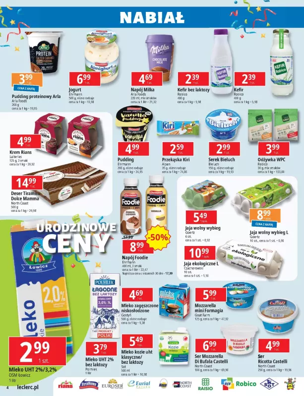 Leclerc - gazetka promocyjna Oferta Ursynów od poniedziałku 04.11 do soboty 16.11 - strona 4