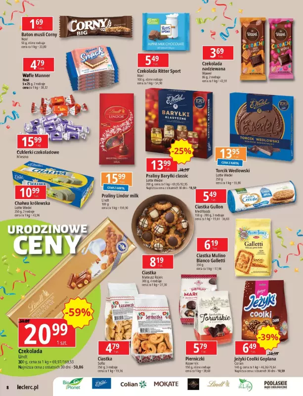 Leclerc - gazetka promocyjna Oferta Ursynów od poniedziałku 04.11 do soboty 16.11 - strona 8