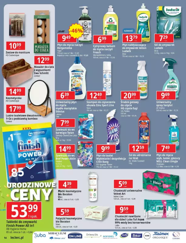 Leclerc - gazetka promocyjna Oferta Ursynów od poniedziałku 04.11 do soboty 16.11 - strona 14