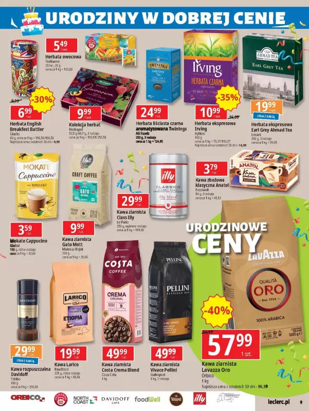 Leclerc - gazetka promocyjna Oferta Ursynów od poniedziałku 04.11 do soboty 16.11 - strona 9