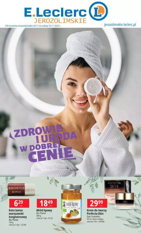 Leclerc - gazetka promocyjna Oferta Warszawa - Aleje Jerozolimskie od środy 06.11 do soboty 16.11