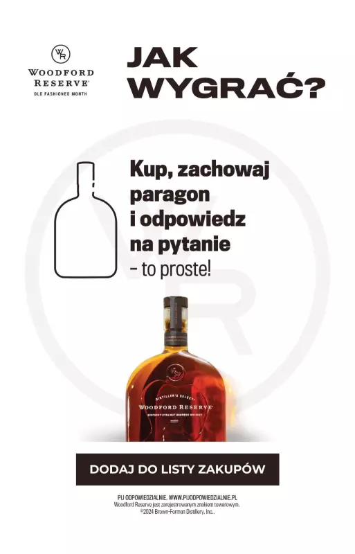 Leclerc - gazetka promocyjna Konkurs Woodford Reserve od czwartku 07.11 do wtorku 31.12 - strona 4