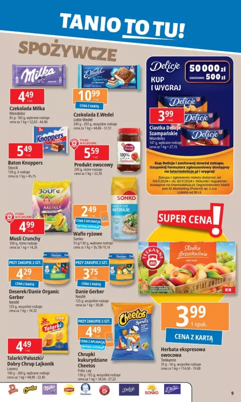 Leclerc - gazetka promocyjna Oferta E.Leclerc od wtorku 12.11 do poniedziałku 18.11 - strona 9