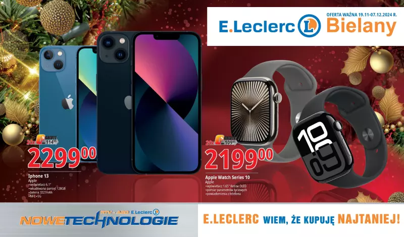 Leclerc - gazetka promocyjna Oferta Bielany od wtorku 19.11 do soboty 07.12