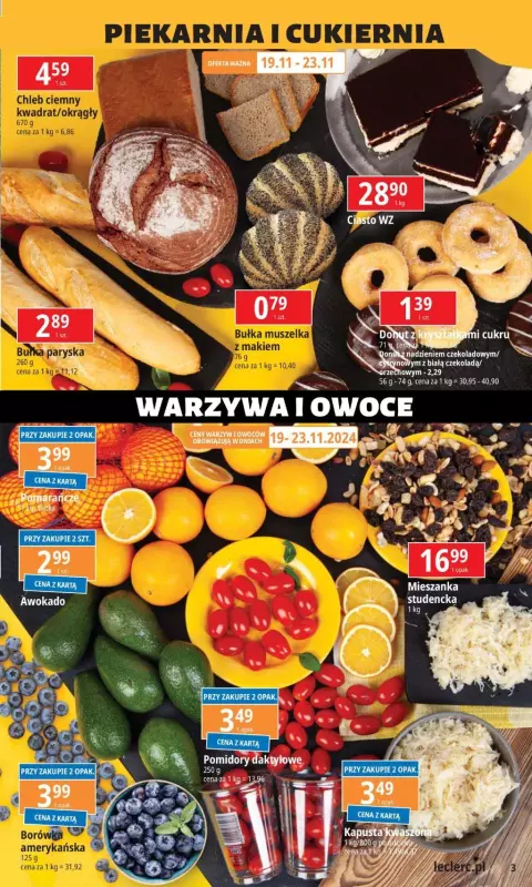 Leclerc - gazetka promocyjna Oferta E.Leclerc od wtorku 19.11 do soboty 30.11 - strona 3