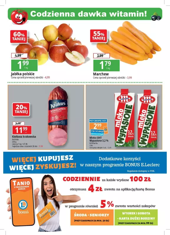 Leclerc - gazetka promocyjna Oferta Elbląg od poniedziałku 18.11 do soboty 23.11 - strona 4