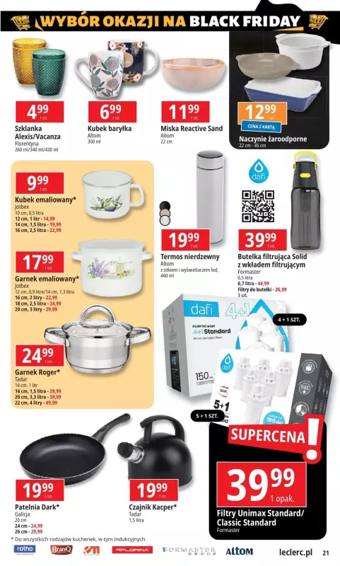 Leclerc - gazetka promocyjna Oferta E.Leclerc od wtorku 19.11 do soboty 30.11 - strona 21