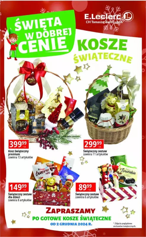 Leclerc - gazetka promocyjna Oferta Lublin Zana od poniedziałku 02.12 do wtorku 31.12