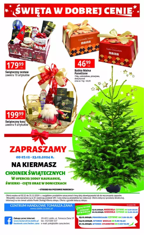 Leclerc - gazetka promocyjna Oferta Lublin Zana od poniedziałku 02.12 do wtorku 31.12 - strona 2