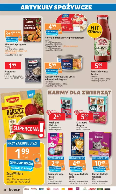 Leclerc - gazetka promocyjna Oferta E.Leclerc od wtorku 03.12 do niedzieli 15.12 - strona 24