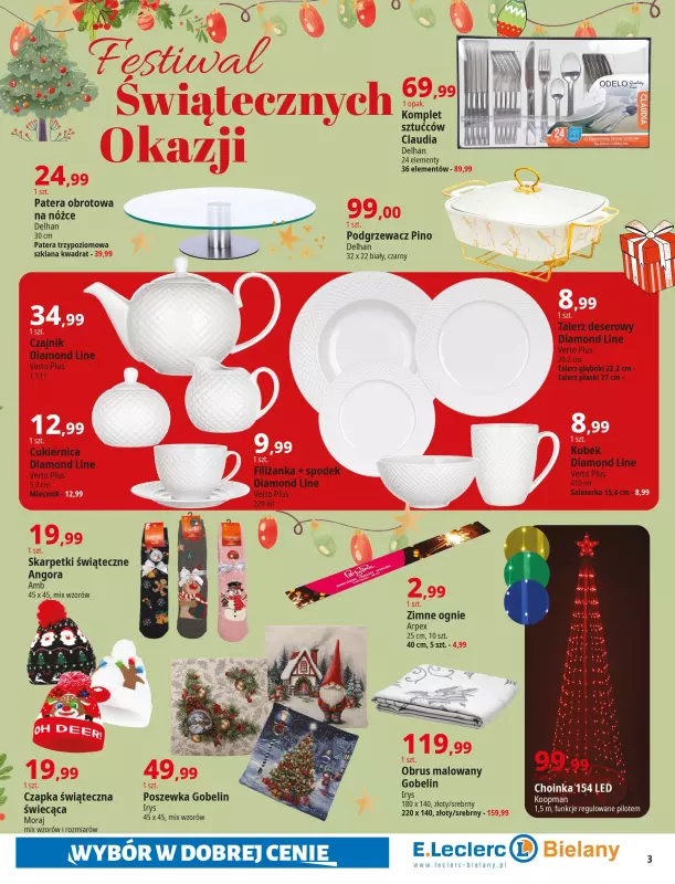 Leclerc - gazetka promocyjna Oferta Bielany od wtorku 10.12 do wtorku 24.12 - strona 3