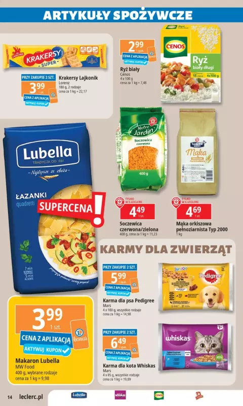 Leclerc - gazetka promocyjna Oferta E.Leclerc od wtorku 10.12 do niedzieli 22.12 - strona 14