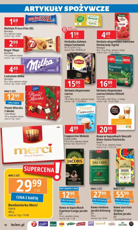 Leclerc - gazetka promocyjna Oferta E.Leclerc od wtorku 10.12 do niedzieli 22.12 - strona 10