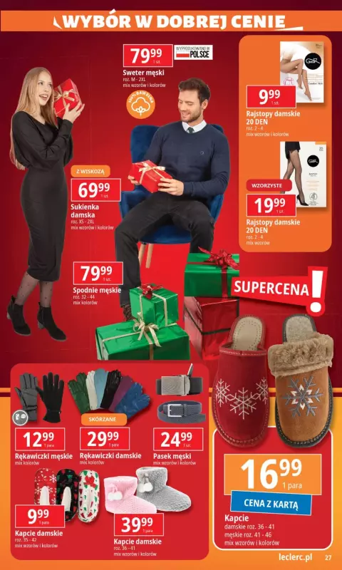 Leclerc - gazetka promocyjna Oferta E.Leclerc od wtorku 10.12 do niedzieli 22.12 - strona 27