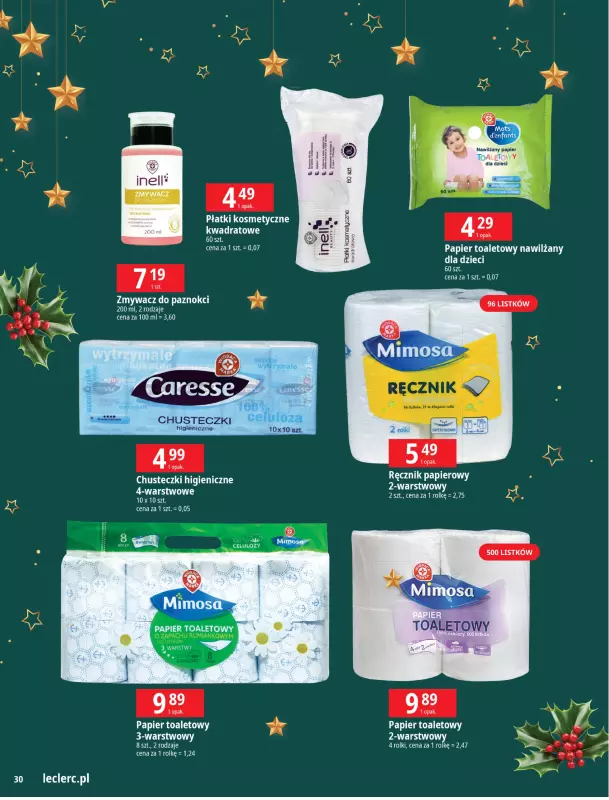 Leclerc - gazetka promocyjna Oferta E.Leclerc I Święta w dobrej cenie od wtorku 10.12 do wtorku 24.12 - strona 30