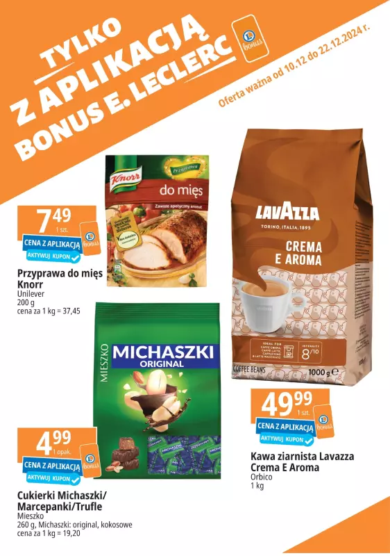 Leclerc - gazetka promocyjna Oferta E.Leclerc I Tylko z aplikacją od wtorku 10.12 do niedzieli 22.12 - strona 5