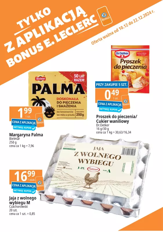 Leclerc - gazetka promocyjna Oferta E.Leclerc I Tylko z aplikacją od wtorku 10.12 do niedzieli 22.12 - strona 3