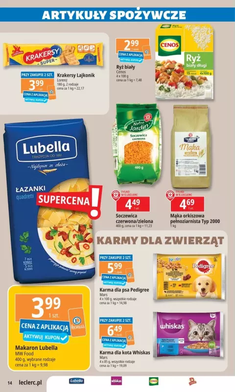 Leclerc - gazetka promocyjna Oferta E.Leclerc od wtorku 10.12 do niedzieli 22.12 - strona 14