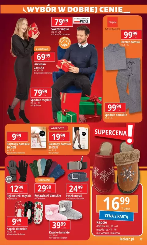 Leclerc - gazetka promocyjna Oferta E.Leclerc od wtorku 10.12 do niedzieli 22.12 - strona 27