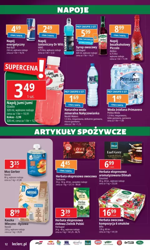 Leclerc - gazetka promocyjna Oferta E.Leclerc od wtorku 17.12 do wtorku 31.12 - strona 12