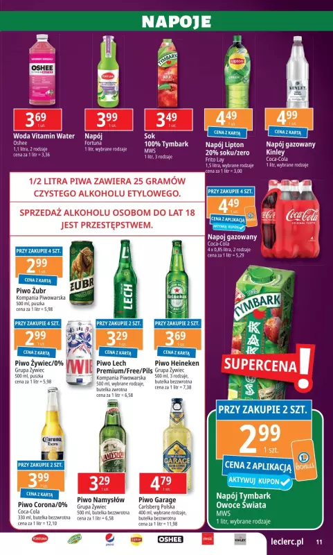 Leclerc - gazetka promocyjna Oferta E.Leclerc od wtorku 17.12 do wtorku 31.12 - strona 11