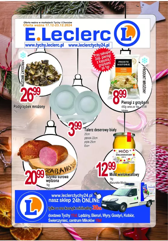 Leclerc - gazetka promocyjna Oferta Tychy i Chorzów od wtorku 17.12 do poniedziałku 23.12